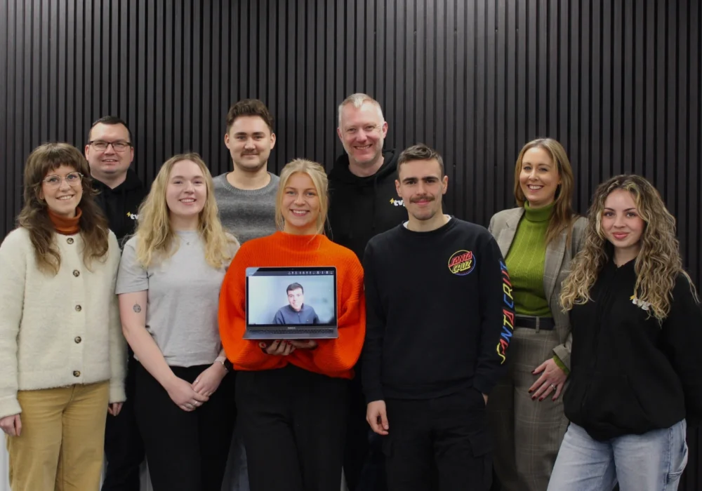 TVG marketing team  celebrates fifth anniversary